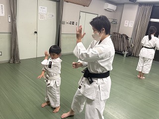 先輩拳士とみなとくん